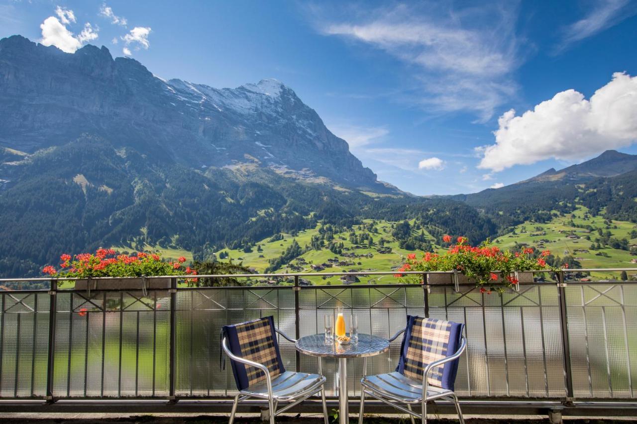 Habitación Doble Estándar con aire acondicionado y vistas al Eiger